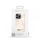 Ideal of Sweden iPhone 14 Pro Cover Fashion Case MagSafe Rose Pearl Marble