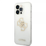Guess iPhone 14 Pro Cover Full Glitter Transparent