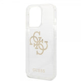 Guess iPhone 14 Pro Cover Full Glitter Transparent