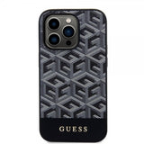 Guess iPhone 14 Pro Cover G Cube MagSafe Sort
