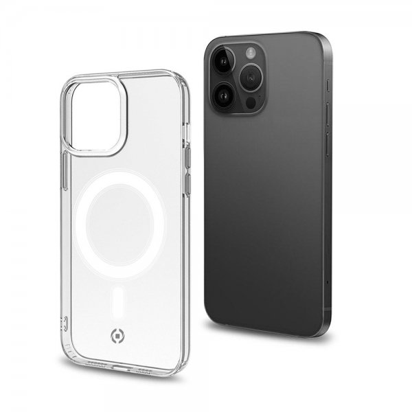 Celly iPhone 14 Pro Cover GELSKINMAG MagSafe Gennemsigtigt