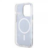 Guess iPhone 14 Pro Cover Golden Marble MagSafe Sort
