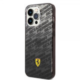 Ferrari iPhone 14 Pro Cover Gradient Scuderia Sort
