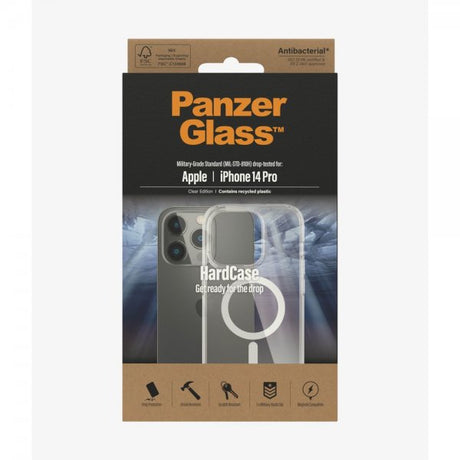 PanzerGlass iPhone 14 Pro HardCase MagSafe Gennemsigtig