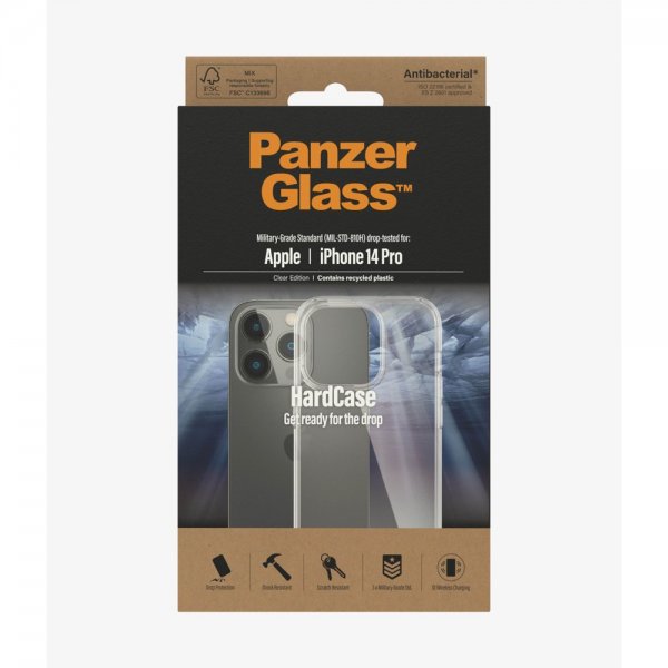 PanzerGlass iPhone 14 Pro HardCase Gennemsigtig
