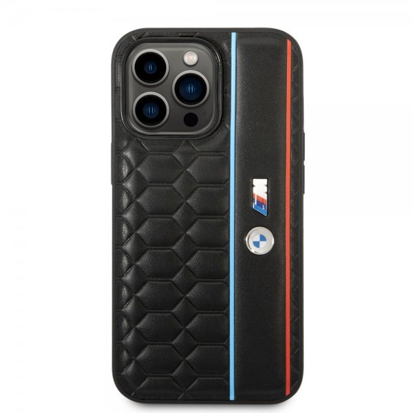 BMW iPhone 14 Pro Cover Hexagonal Pattern Sort