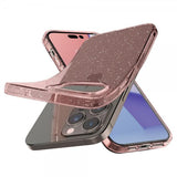 Spigen iPhone 14 Pro Cover Liquid Crystal Glitter Rose Quartz