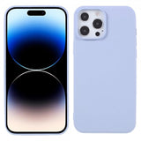 X-Level iPhone 14 Pro Cover Flydende Silikone Lilla