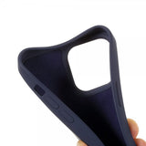 X-Level iPhone 14 Pro Cover Liquid Silicone Mørkeblå