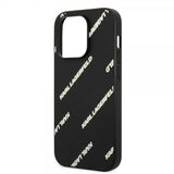 Karl Lagerfeld iPhone 14 Pro Cover Logomania Sort