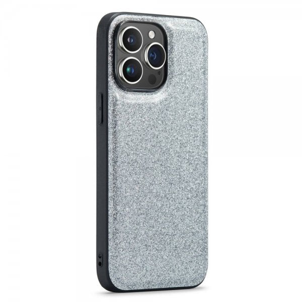 Dg.Ming iPhone 14 Pro Cover M3 Series Aftagelig Kortholder Sølv