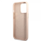 Guess iPhone 14 Pro Cover Metal Plate Logo MagSafe Rosa