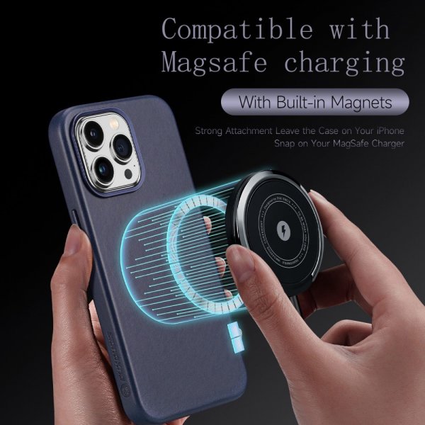 Dux Ducis iPhone 14 Pro Cover Naples Series MagSafe Blå