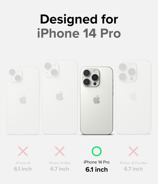 Ringke iPhone 14 Pro Cover Onyx Sort
