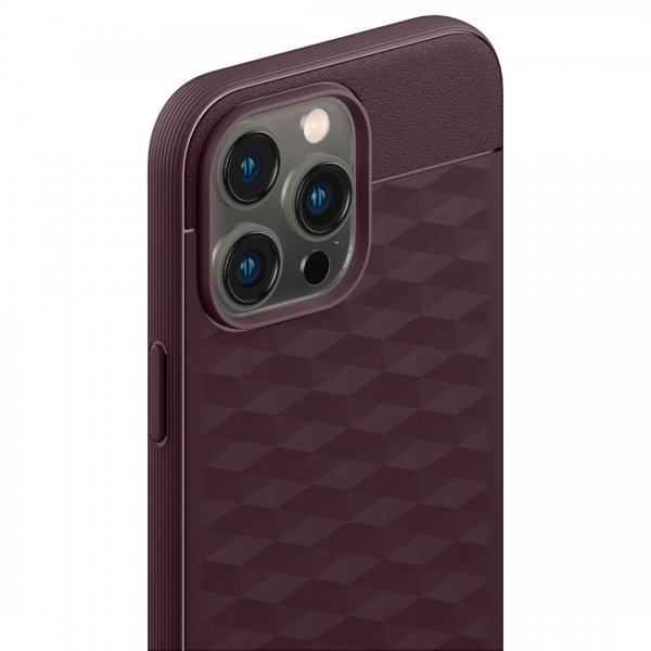 Caseology iPhone 14 Pro Cover Parallax Mag Burgundy Bean