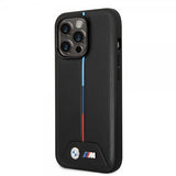 BMW iPhone 14 Pro Cover Quilted Sort