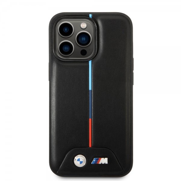 BMW iPhone 14 Pro Cover Quilted Sort