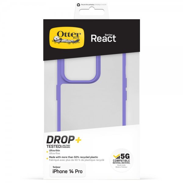 Otterbox iPhone 14 Pro Cover React Purplexing