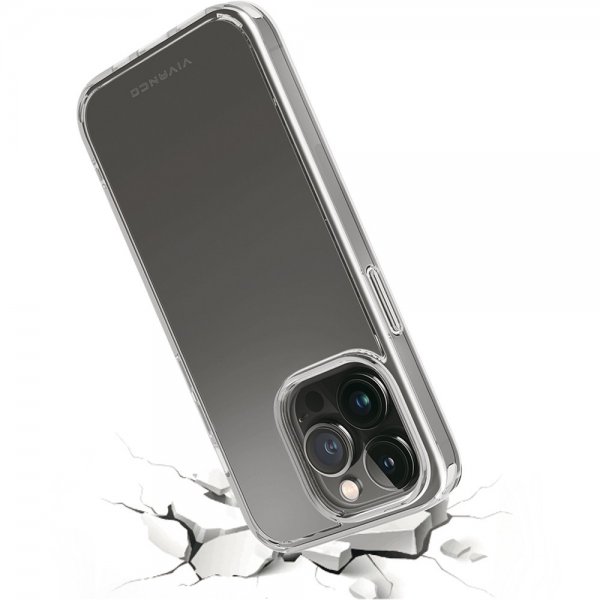 Vivanco iPhone 14 Pro Cover Safe & Steady Transparent