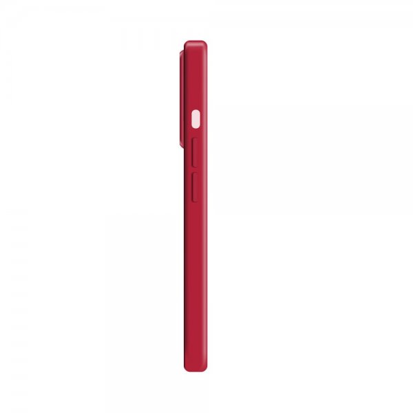 Xqisit iPhone 14 Pro Skal Silikonecover Rød