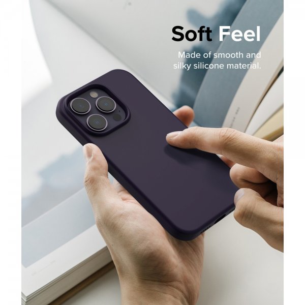 Ringke iPhone 14 Pro Cover Silikone Deep Purple
