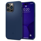 Spigen iPhone 14 Pro Cover Silicone Fit MagFit Navy Blue