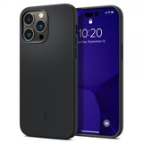 Spigen iPhone 14 Pro Cover Silicone Fit MagFit Sort