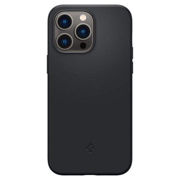 Spigen iPhone 14 Pro Cover Silicone Fit MagFit Sort