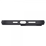 Spigen iPhone 14 Pro Cover Silicone Fit MagFit Sort