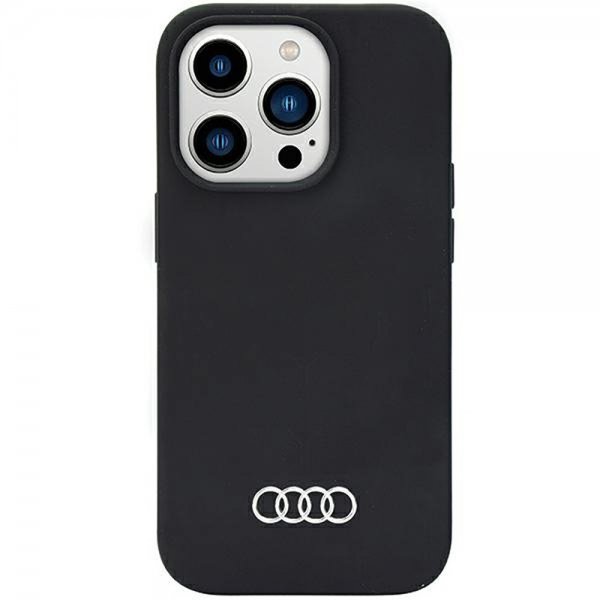 Audi iPhone 14 Pro Skal Silikone Sort