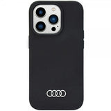 Audi iPhone 14 Pro Skal Silikone Sort