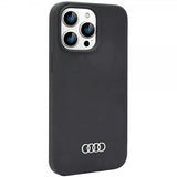Audi iPhone 14 Pro Skal Silikone Sort