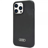Audi iPhone 14 Pro Skal Silikone Sort