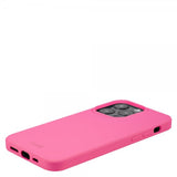 holdit iPhone 14 Pro Cover Silikone Bright Pink