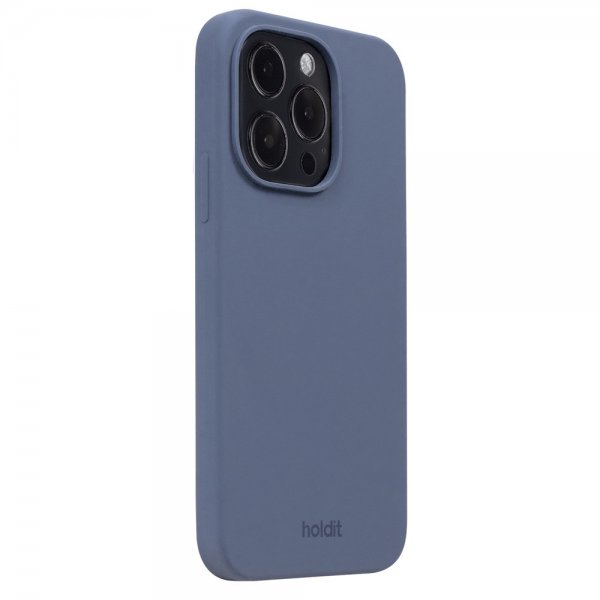 holdit iPhone 14 Pro Cover Silikone Pacific Blue