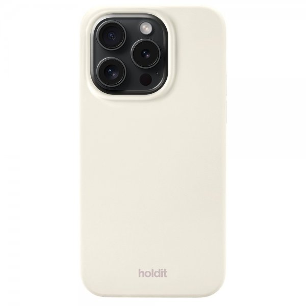 holdit iPhone 14 Pro Cover Silikone Soft Linen
