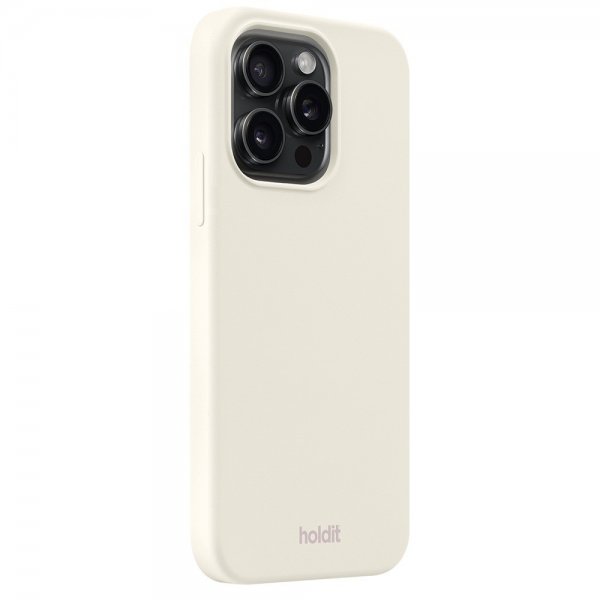 holdit iPhone 14 Pro Cover Silikone Soft Linen
