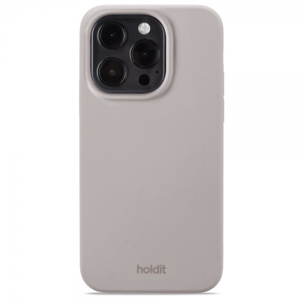 holdit iPhone 14 Pro Cover Silikone Taupe