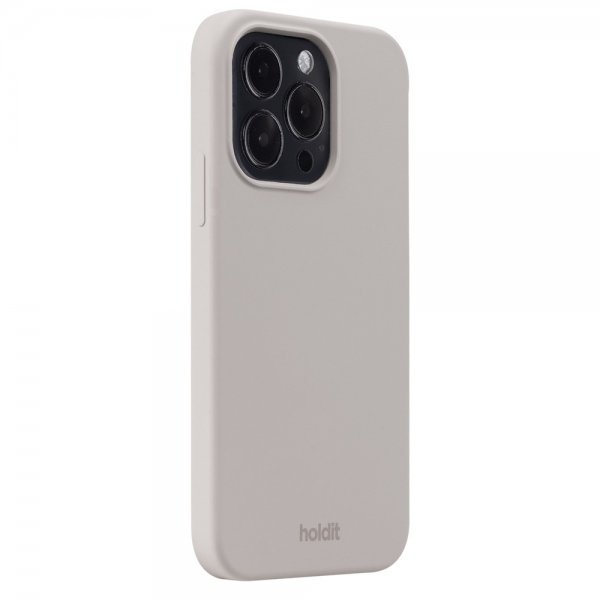 holdit iPhone 14 Pro Cover Silikone Taupe
