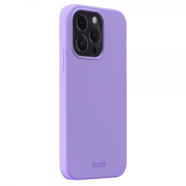 Holdit iPhone 14 Pro Cover Silikone Violet