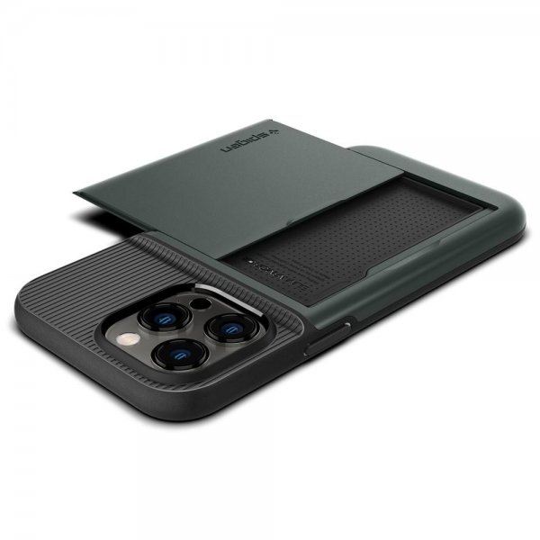 Spigen iPhone 14 Pro Cover Slim Armor CS Abyss Green
