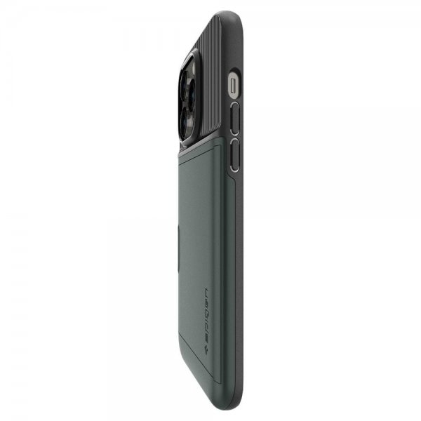 Spigen iPhone 14 Pro Cover Slim Armor CS Abyss Green
