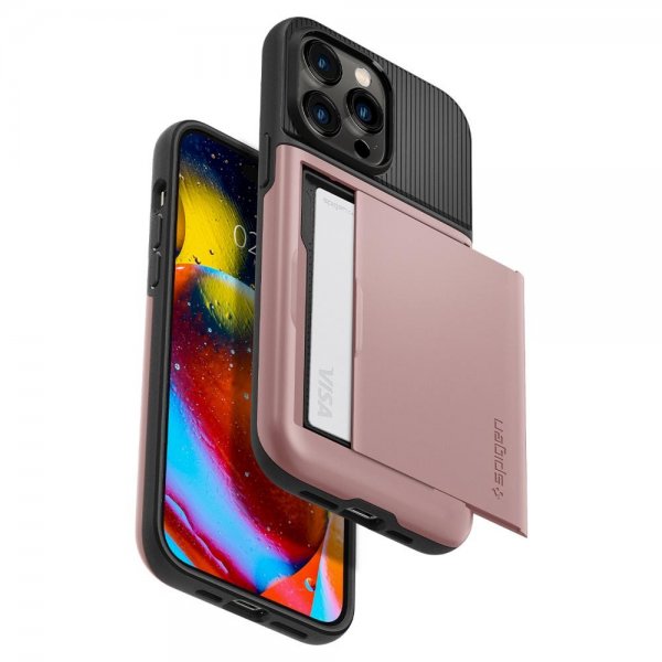 Spigen iPhone 14 Pro Cover Slim Armor CS Rose Gold