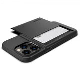 Spigen iPhone 14 Pro Cover Slim Armor CS Sort