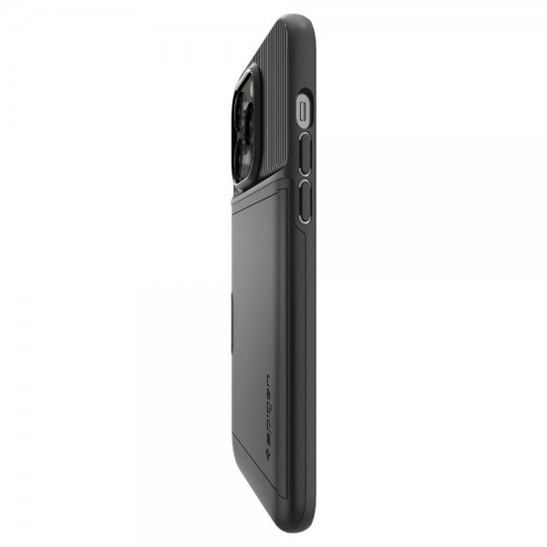 Spigen iPhone 14 Pro Cover Slim Armor CS Sort