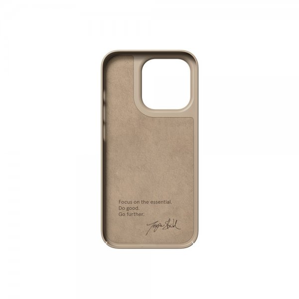 Nudient iPhone 14 Pro Cover Thin Case MagSafe Clay Beige
