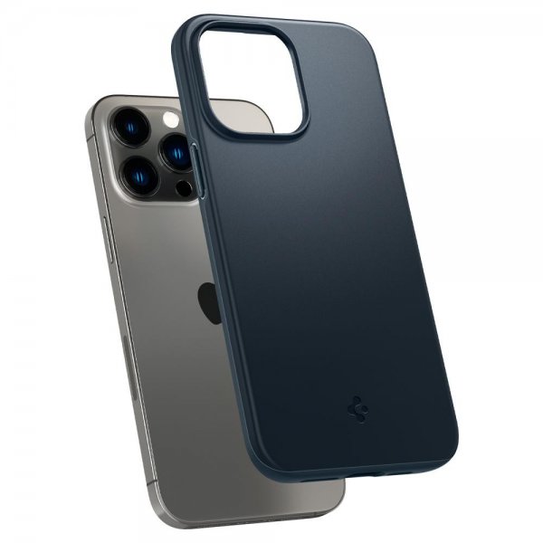 Spigen iPhone 14 Pro Cover Thin Fit Metal Slate