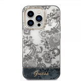 Guess iPhone 14 Pro Cover Toile de Jouy Grå