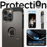 Spigen iPhone 14 Pro Cover Tough Armor MagFit Gunmetal