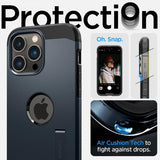 Spigen iPhone 14 Pro Cover Tough Armor MagFit Metal Slate